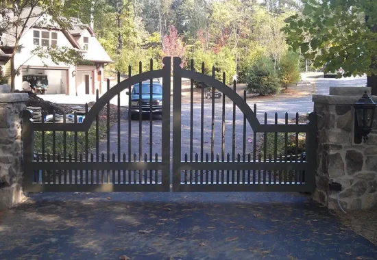 An example of residential automated gates in Buchanan, MI
